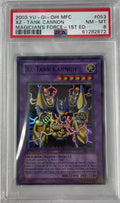 2003 YU-GI-OH MFC XZ-TANK CANNON #053 PSA 8