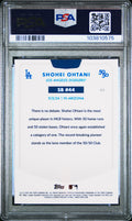 2024 Topps - Shohei Ohtani 50/50 - SB #44 - Blue Refractor - Limited to /150 - #88- PSA Graded Card