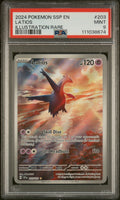 2024 POKEMON SSP EN-SURGING SPARKS #203 LATIOS ILLUSTRATION RARE PSA 9