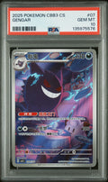 2025 POKEMON SIMPLIFIED CHINESE CBB3 C-GEM PACK VOL 3 #07 GENGAR PSA 10