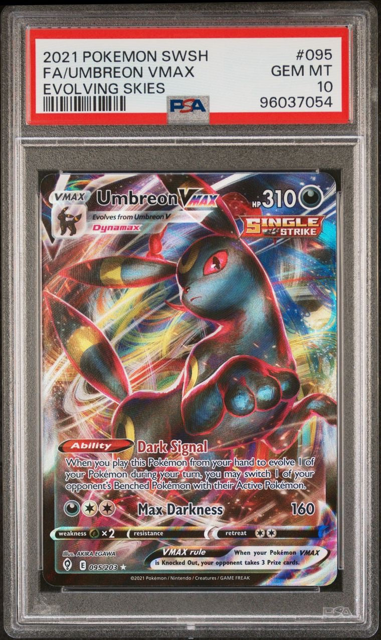 2021 Pokemon Umbeon Vmax #095 PSA 10