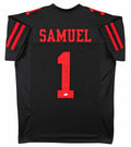 Deebo Samuel Authentic Signed Black Pro Style Jersey Autographed JSA 3