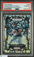 Jaxon Smith-Njigba RC Rookie Autograph No Huddle PSA 10 2023 Panini Prizm Disco