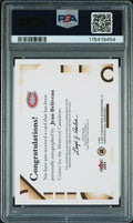 Jean Beliveau PSA 9 Auto Pop 5 No 10 2001-02 Fleer Great of the Game