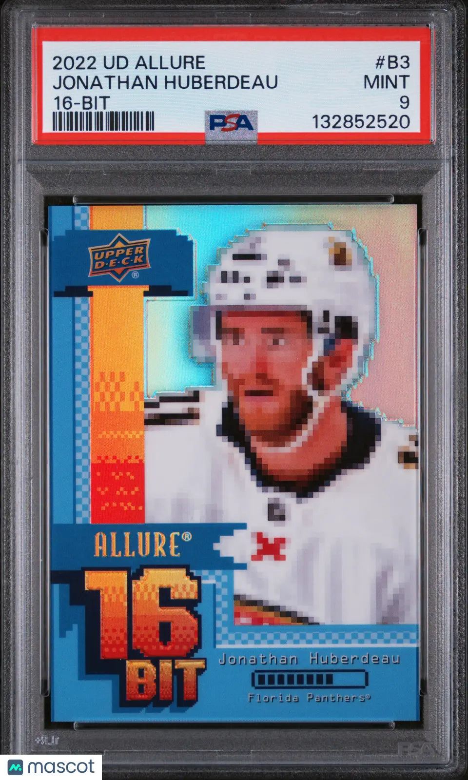 Jonathan Huberdeau Allure 16 Bit PSA 9 SSP Case Hit 2022-23 Upper Deck