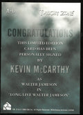 Kevin McCarthy As Walter Jameson Twilight Zone Auto Autograph #A-6