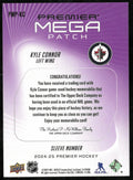 Kyle Connor /6 Mega Patch 2024-25 UD Premier Jets