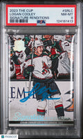 Logan Cooley Auto PSA 8 Signature Renditions RC Rookie 2023-24 23-24 UD The Cup