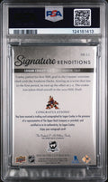 Logan Cooley Auto PSA 8 Signature Renditions RC Rookie 2023-24 23-24 UD The Cup