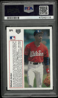 Logan Gilbert 1st AUTO RC PSA 9 Rookie 2018 Bowman Draft Chrome