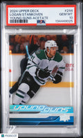 Logan Stankoven Young Guns Acetate RC PSA 10 Rookie POP 1 2024-25