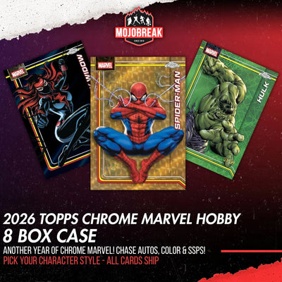 2026 Topps Chrome Marvel Comics - 8 Box Case Break - Pick Your Character