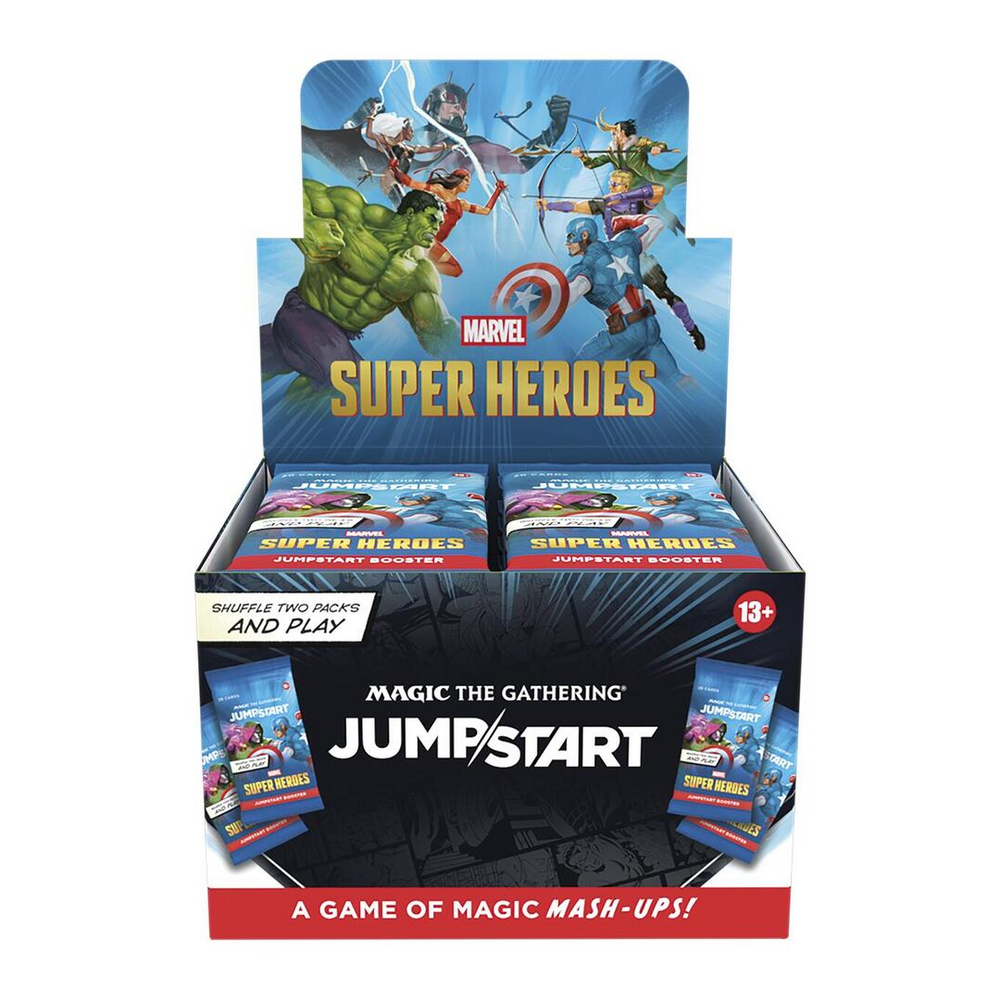 Magic the Gathering: Universes Beyond - Marvel Super Heroes Jumpstart Booster Display