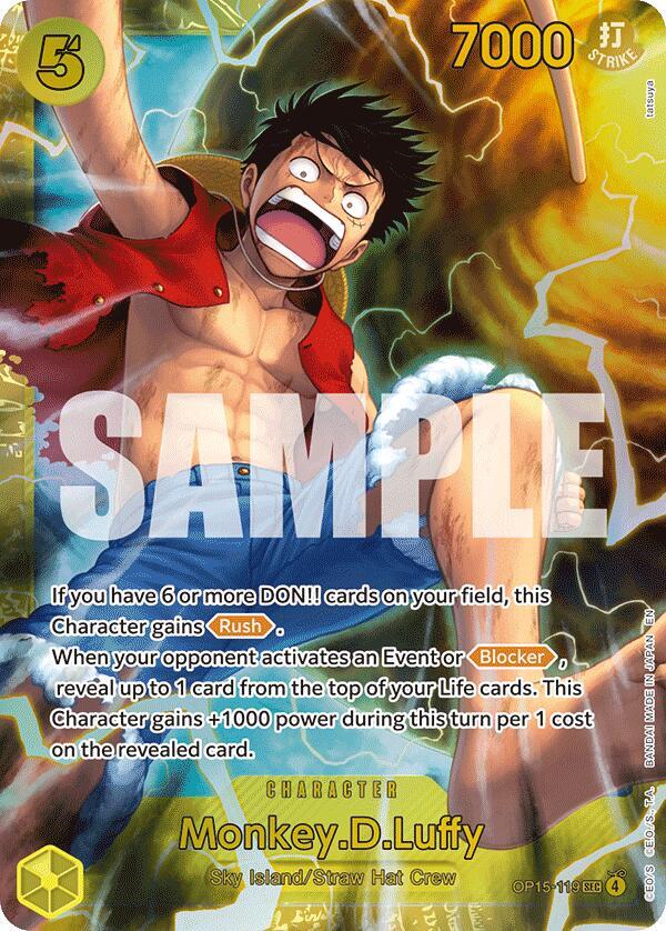 Monkey.D.Luffy (OP15-119) - Adventure on Kami's Island