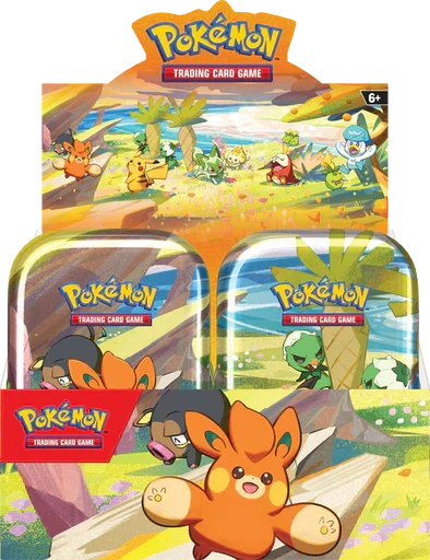 Pokémon Paldea Friends Mini Tin Display