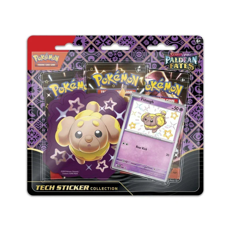Pokémon TCG: Scarlet & Violet—Paldean Fates Tech Sticker Collection [Fidough]