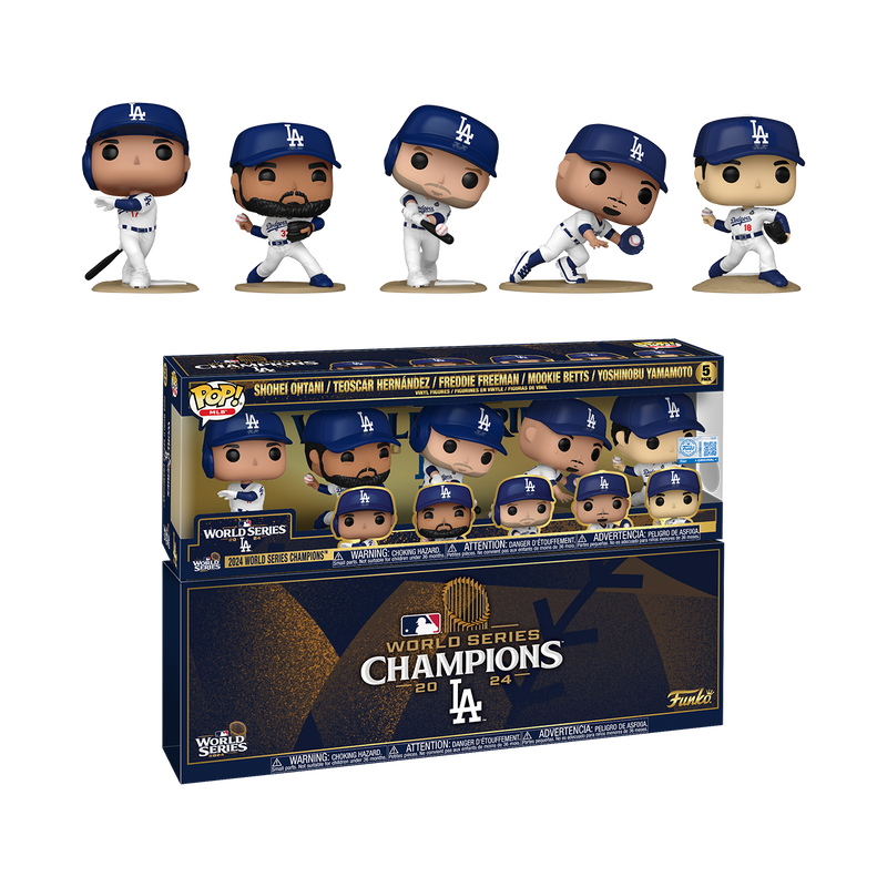 Funko MLB - Los Angeles Dodgers 2024 MLB World Series Champions 5-Pack - #89163 - Shohei Ohtani