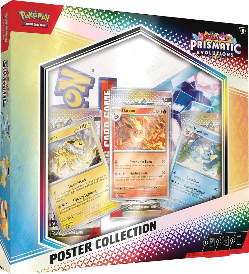 Pokémon TCG: Scarlet & Violet—Prismatic Evolutions Poster Collection Box
