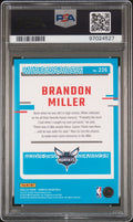 2023 Panini Donruss - #226 - Brandon Miller - Holo Teal Rookie Laser Limited to /20 - PSA Graded Card