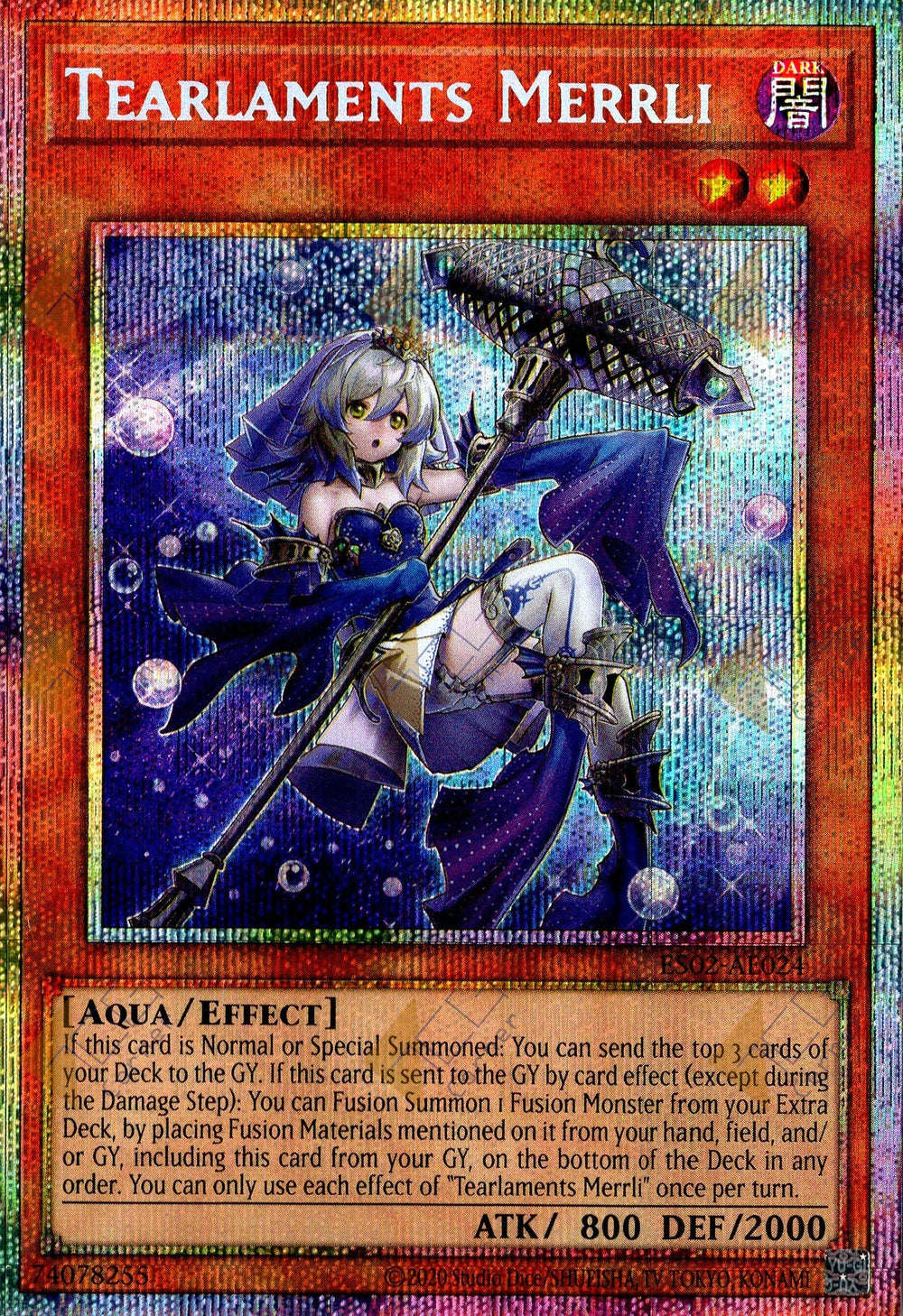 ES02-AE024 Tearlaments Merrli (Prismatic Secret Rare)