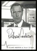 Richard Anderson as Oscar Goldman Auto Autograph The Six Million Dollar Man