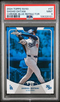 2024 Topps - Shohei Ohtani 50/50 - HR #21 - Blue Refractor - Limited to /150 - #37- PSA Graded Card