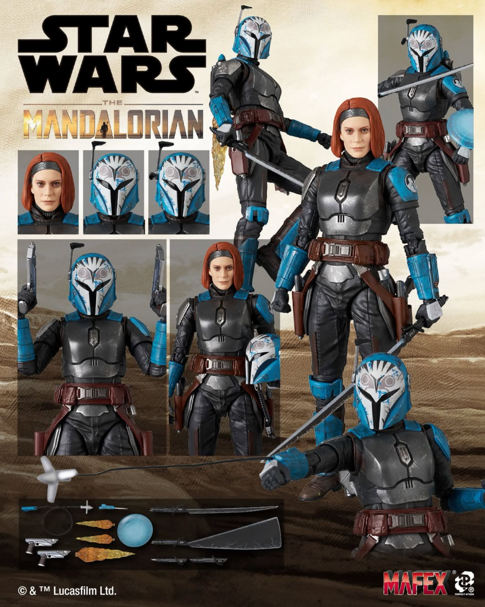 Medicom MAFEX - The Mandalorian Season 3 Bo-Katan Kryze #314 (PRE-ORDER APRIL 2027)