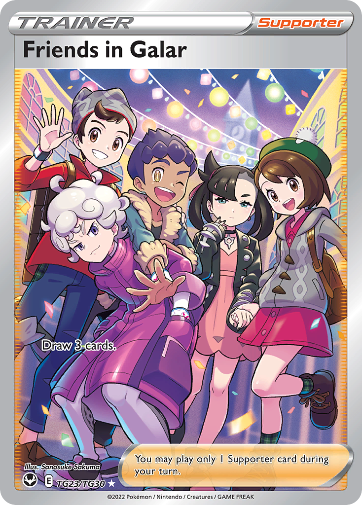 Friends In Galar Tg23 30 Silver Tempest Trainer Gallery Holofoil