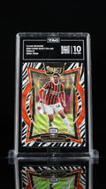 Tijjani Reijnders 2024-25 Panini Select FIFA Zebra Prizm TAG 10