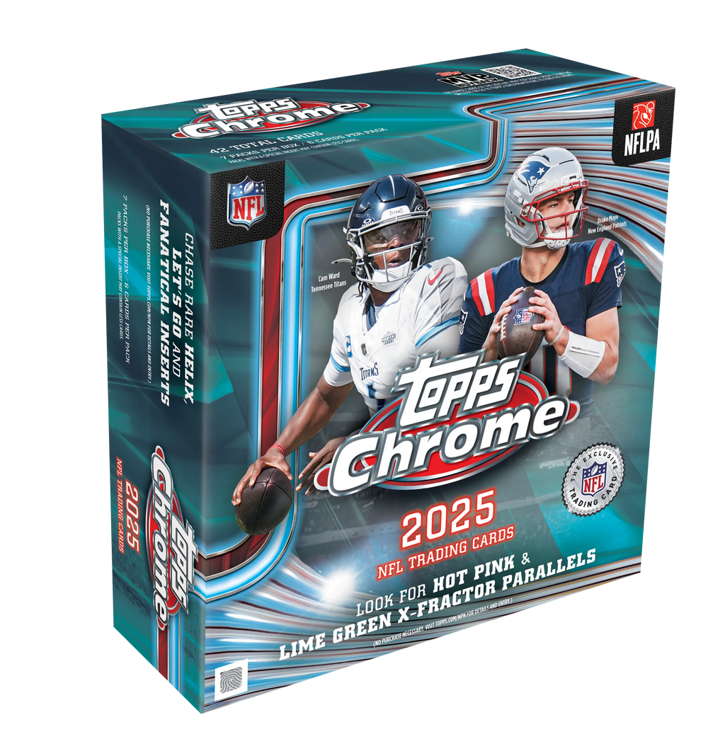 2025 Topps Chrome NFL Mega Box