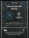 Topps Chrome UEFA Club Competition Black Lazer Autograph Kevin De Bruyne Gold/50