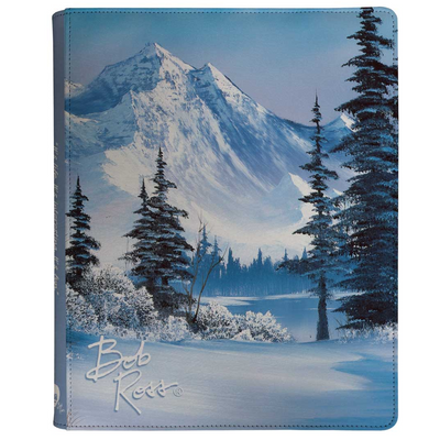 Ultra Pro Zippered PRO Binder 9-Pocket Bob Ross Winter Paradise