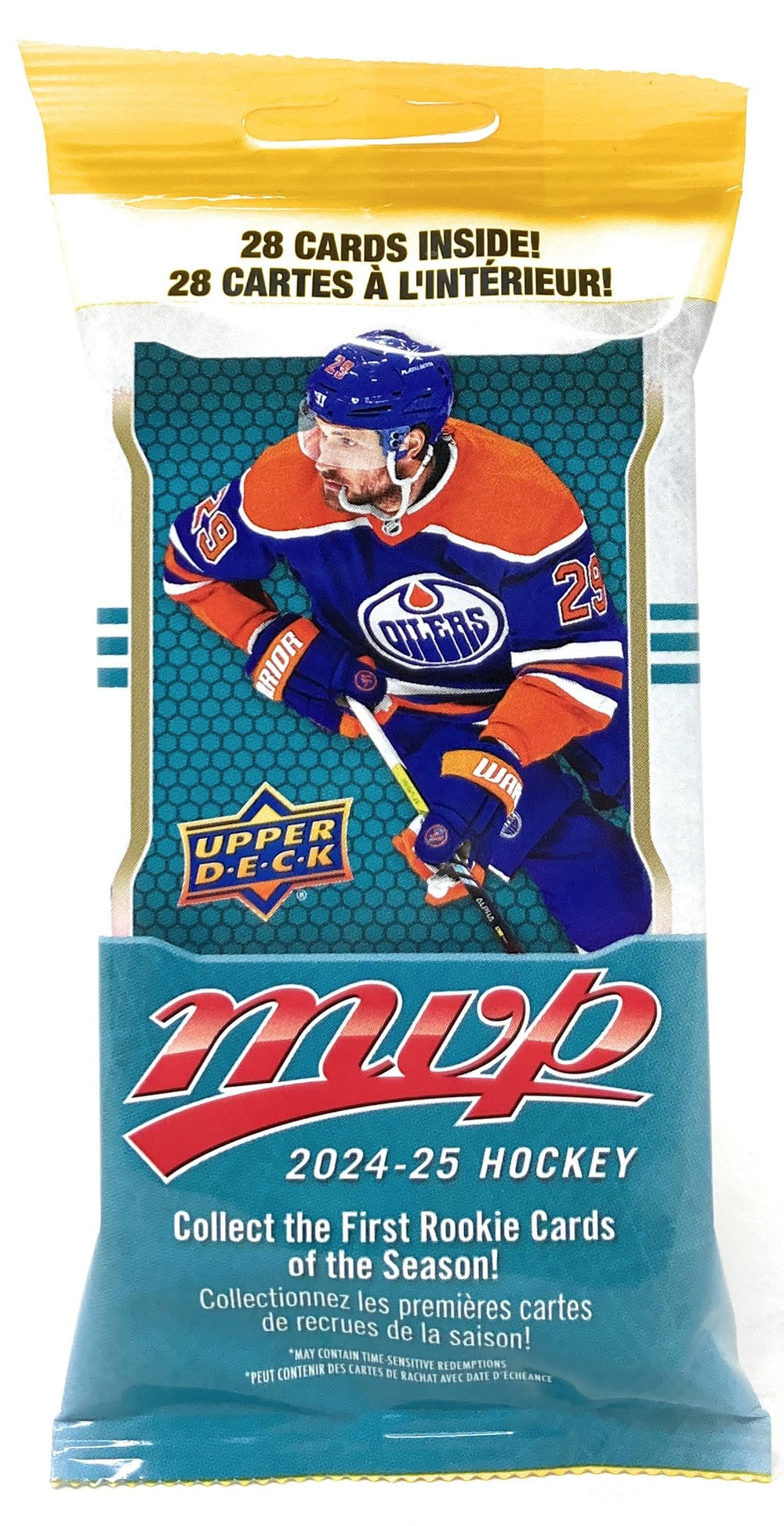 Upper Deck 2024-25 MVP Hockey Card Fat Pack (28 Cards)