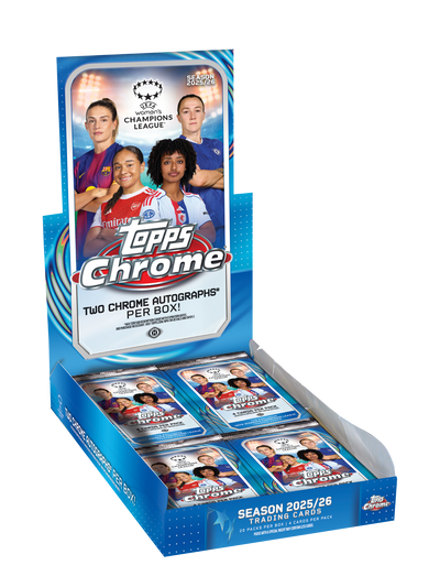 2025/26 Topps UEFA Women's Champions League Chrome Soccer Hobby Box