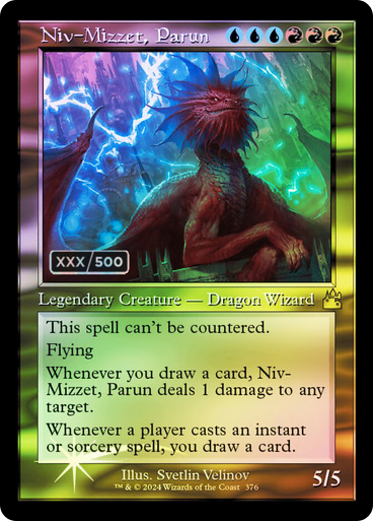 Niv-Mizzet, Parun (RVR-376Z) - Ravnica Remastered Foil