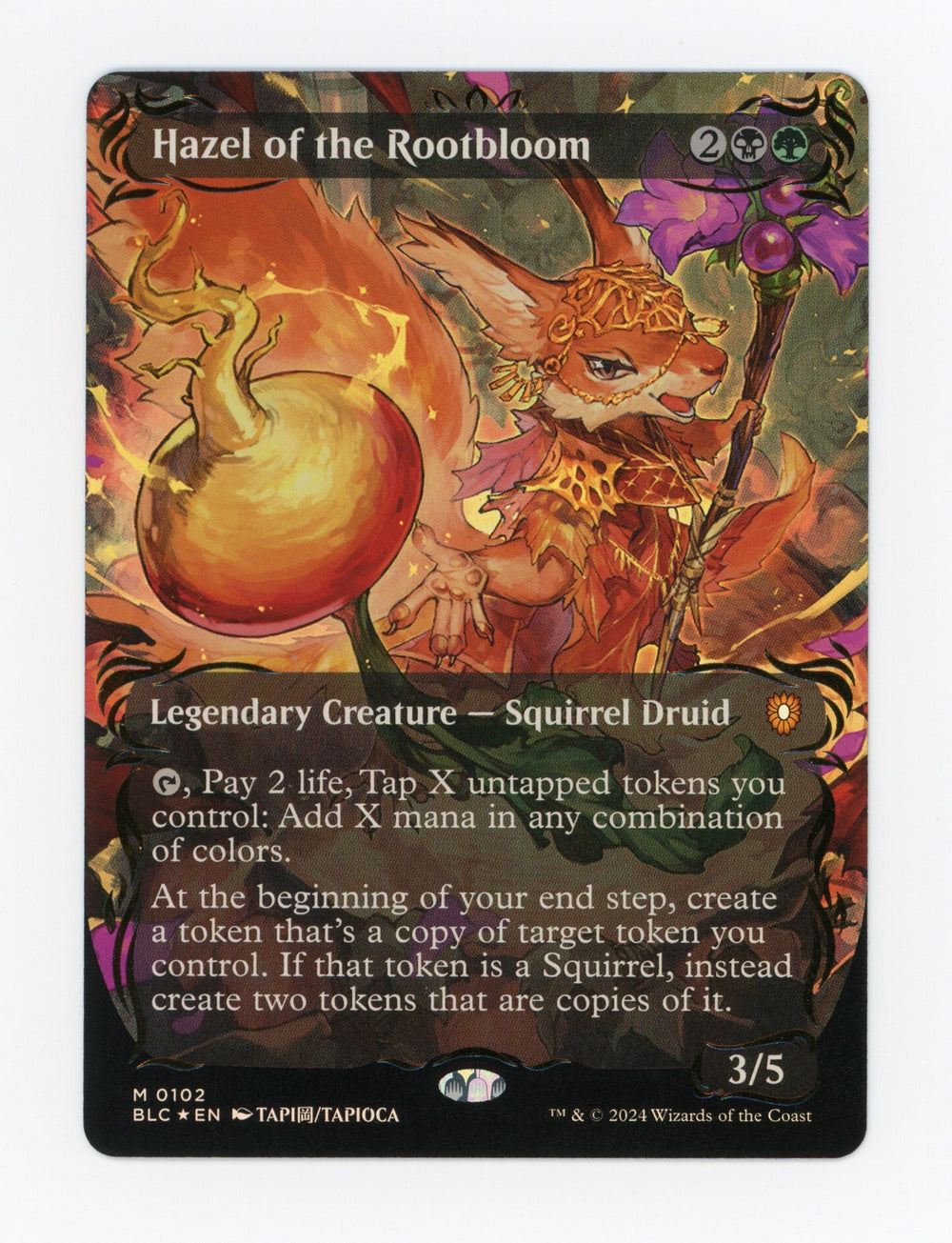 Hazel of the Rootbloom — Borderless|Anime|Raised Foil — ID 17801