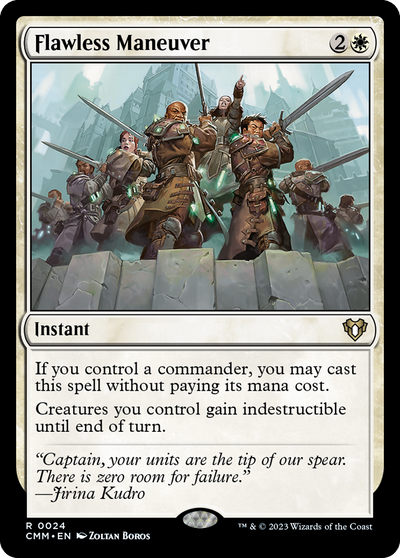 Flawless Maneuver (CMM-024) - Commander Masters Foil