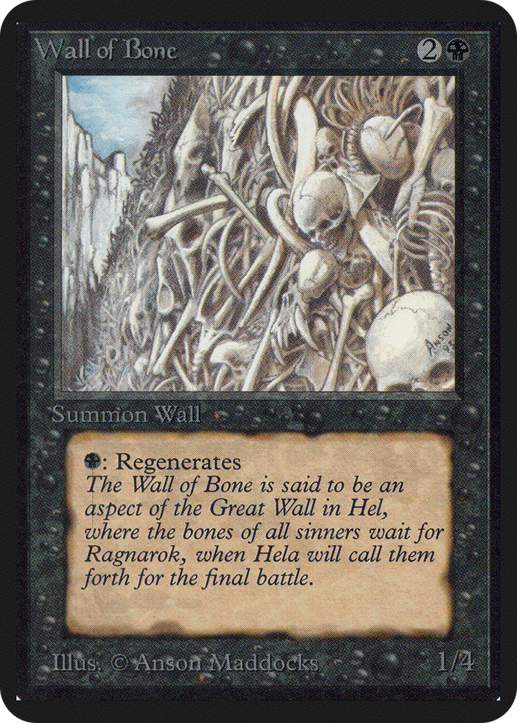 Wall of Bone (LEA-132) - Limited Edition Alpha