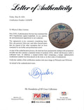 Lakers Wilt Chamberlain Authentic Signed Spalding  Basketball PSA/DNA #AO04398