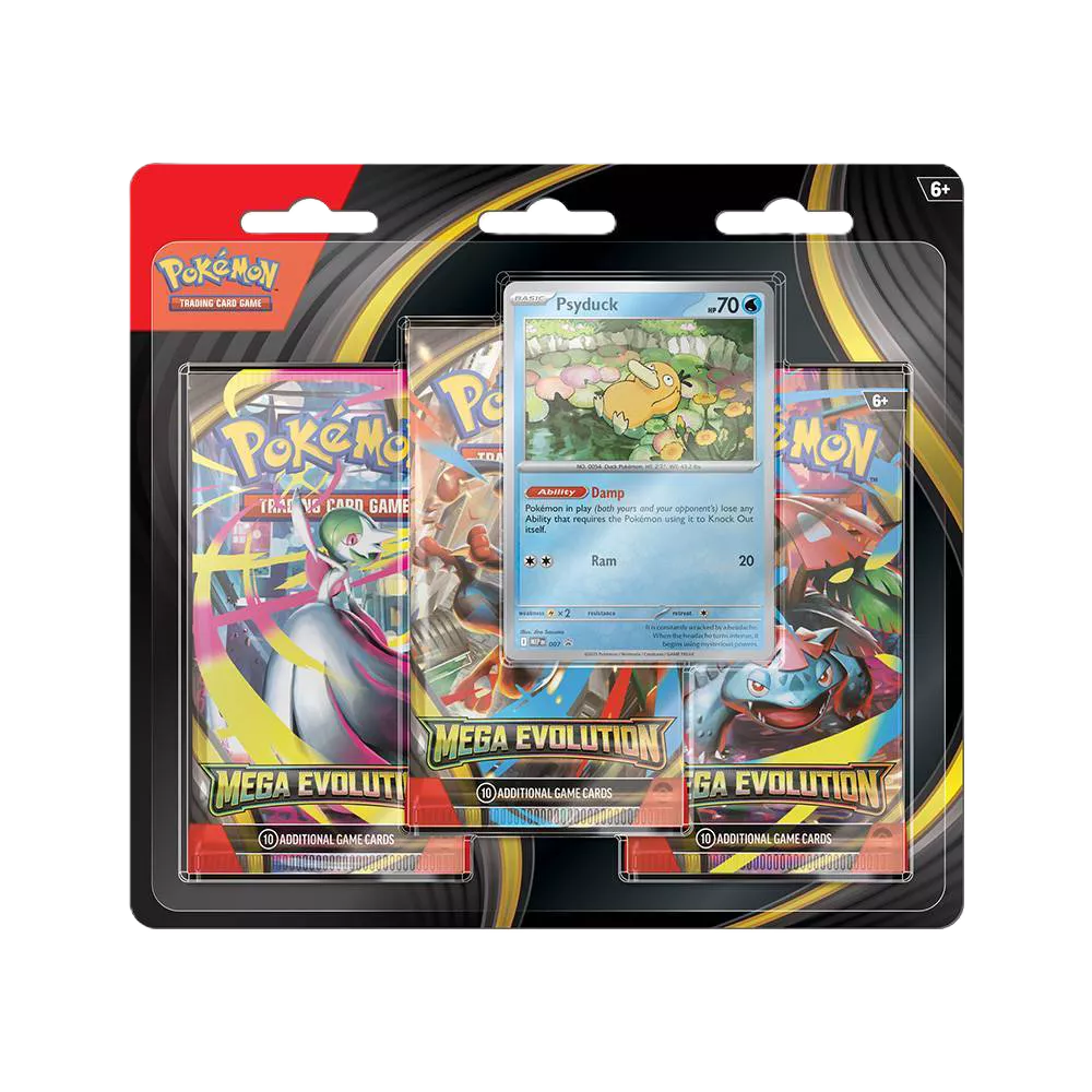 Pokemon Mega Evolution 3-Pack Blister Pack