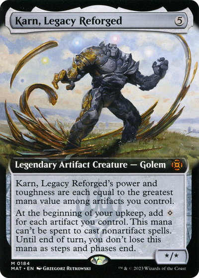 Karn, Legacy Reforged (MAT-184) - March of the Machine: The Aftermath: (Extended Art) Foil