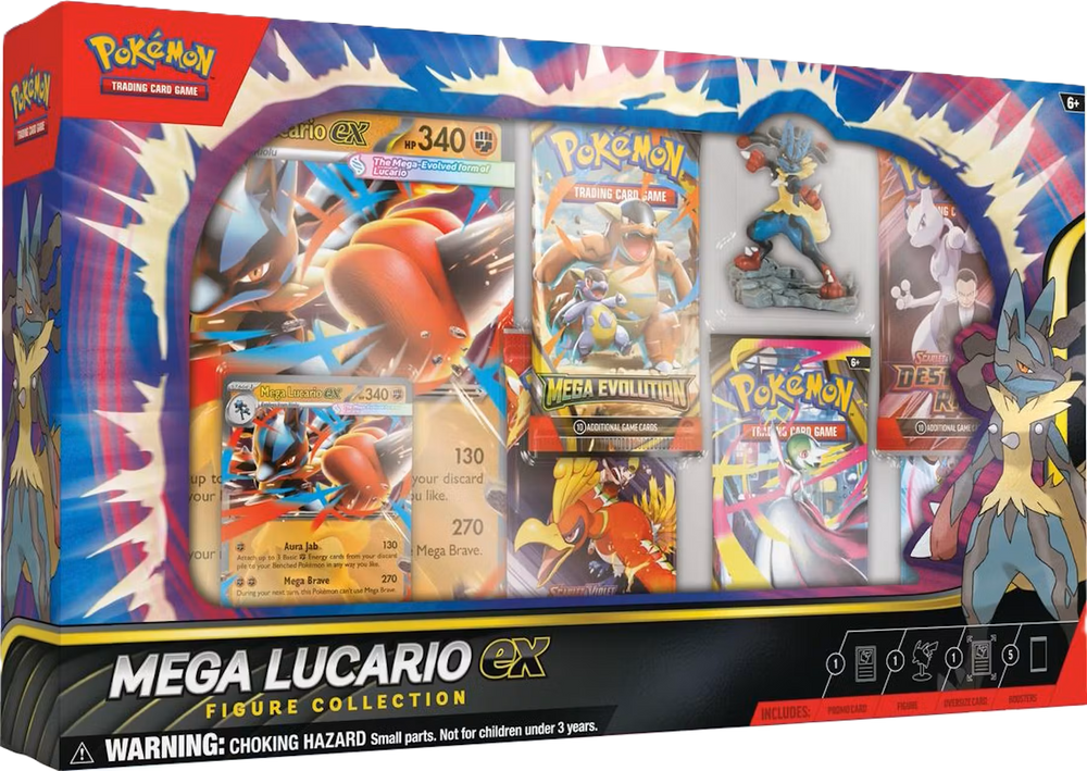 Pokemon Mega Lucario EX Figure Collection Box