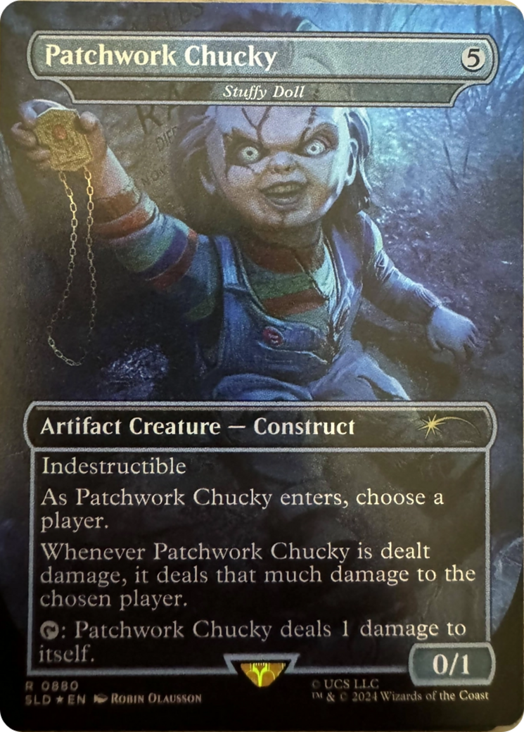 Stuffy Doll (SLD-880) - Secret Lair Drop / Patchwork Chucky (Borderless) Foil