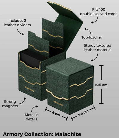 Domaru Armory: Malachite 100 Deck Box