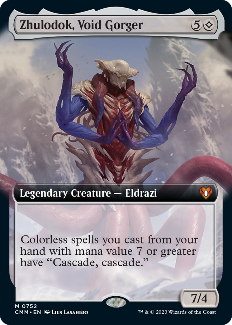 Zhulodok, Void Gorger (CMM-752) - Commander Masters: (Extended Art) Foil
