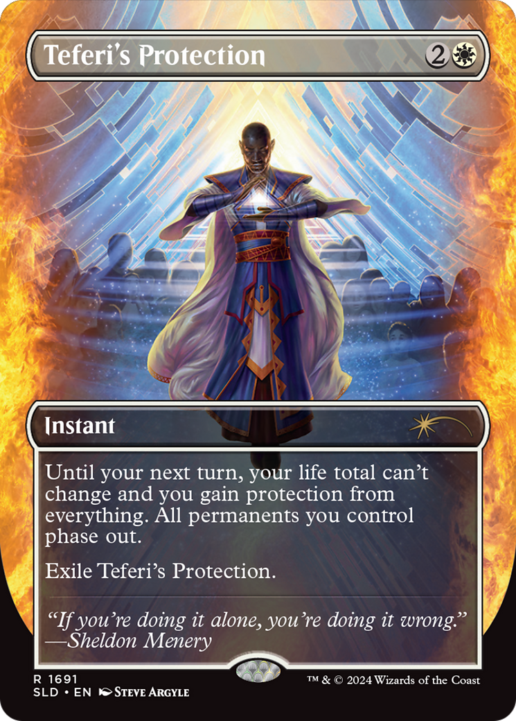Teferi's Protection (SLD-1691) - Secret Lair Drop (Borderless)