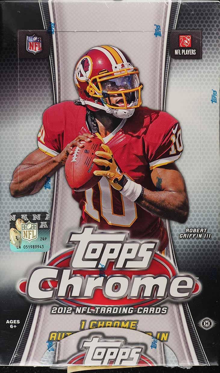 2012 Topps Chrome Football Hobby Box
