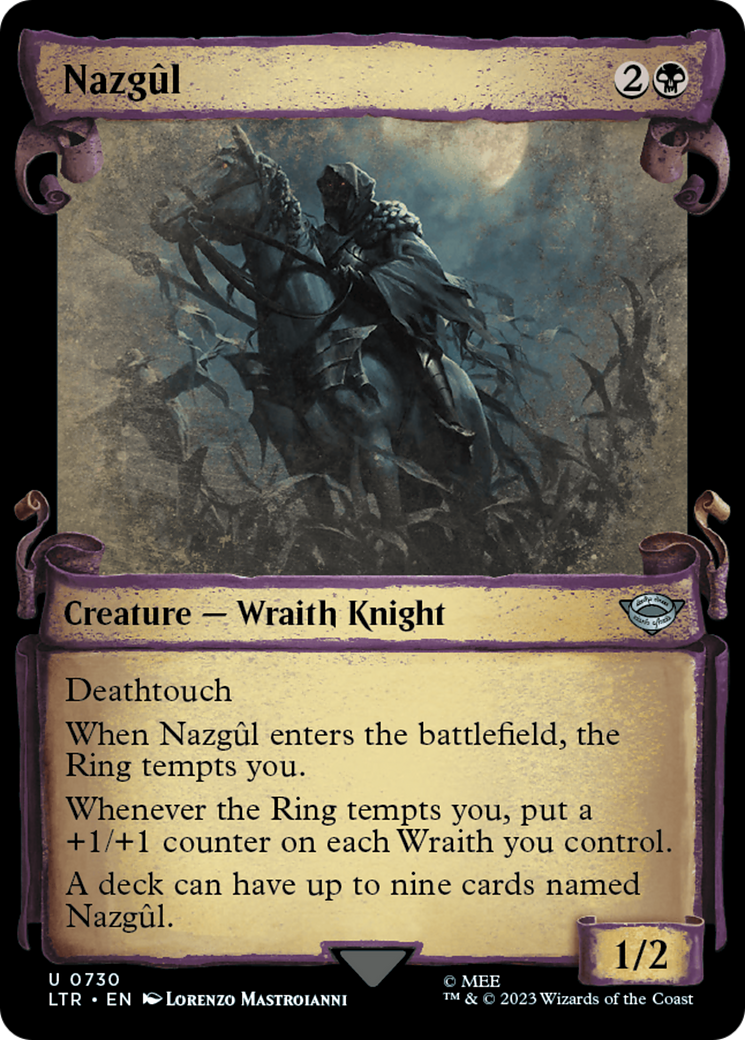 NazgÃ»l (LTR-730) - The Lord of the Rings: Tales of Middle-earth: (Showcase) Foil