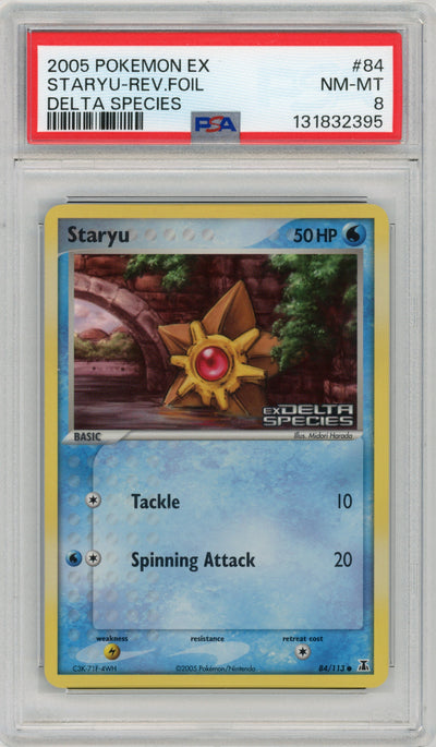 Staryu — PSA 8|Common|Reverse Holo — ID 17542
