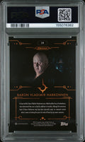 2024 Topps Dune Chrome - Baron V. Harkonnen - Red Refractor /5 #28 - PSA Graded Card